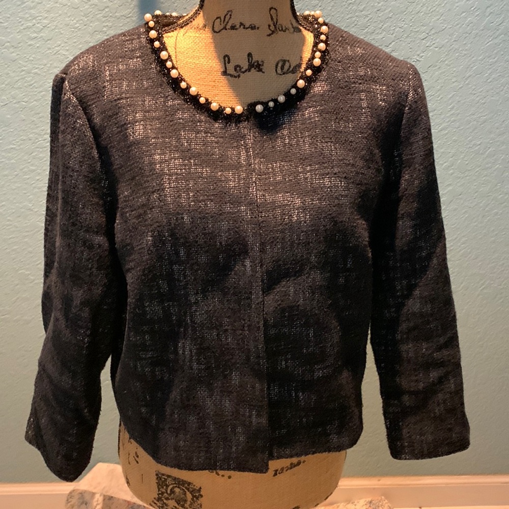 Karl lagerfeld cropped jacket
